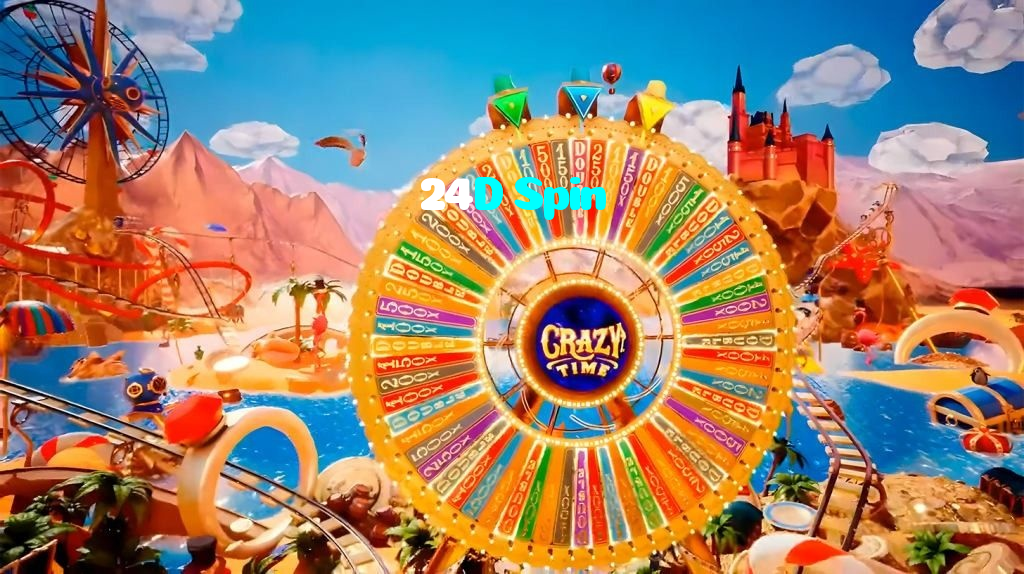 24D Spin casino presented on mobile device in Pakistan with slots and live games